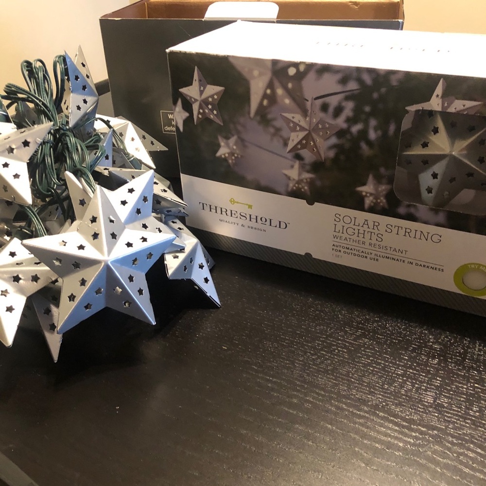 Two sets NIB Solar Star String Lights
